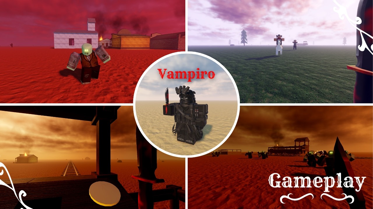 JOGANDO DE VAMPIRO DEPOIS DO UPDATE! | ROBLOX - Dead Rails