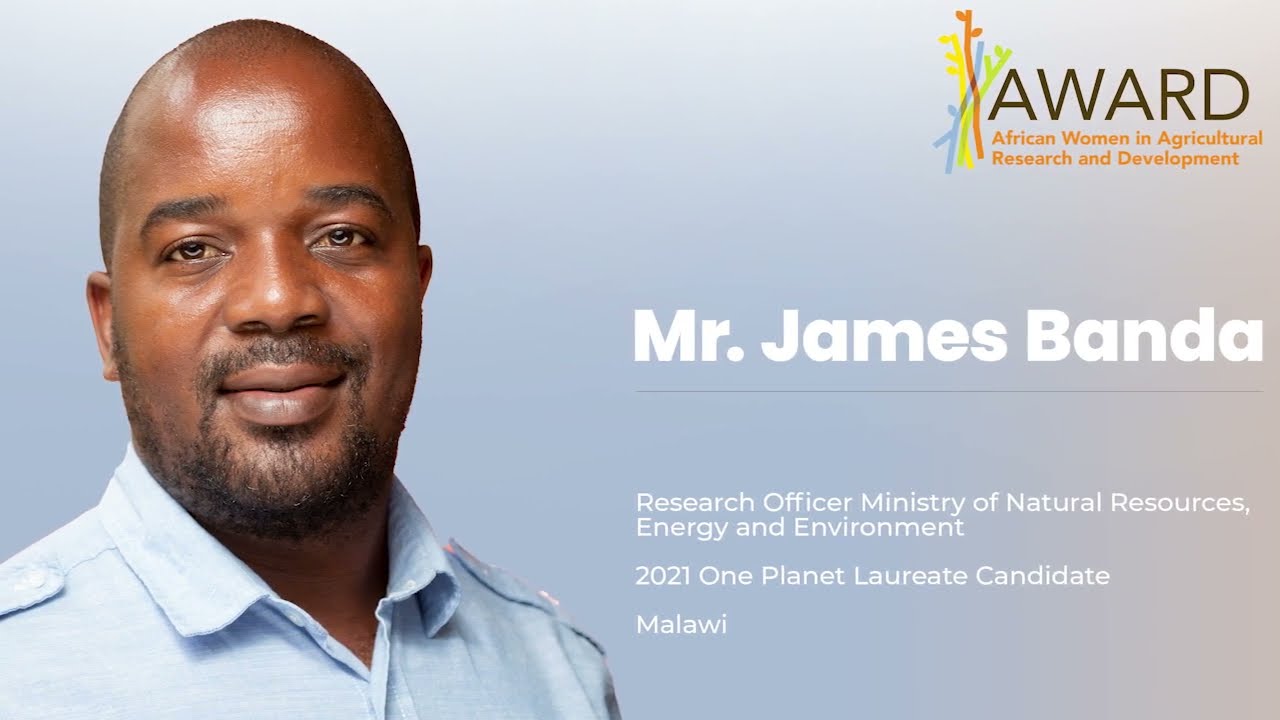 Mr. James John Banda, 2021 One Planet Fellowship Laureate Candidate