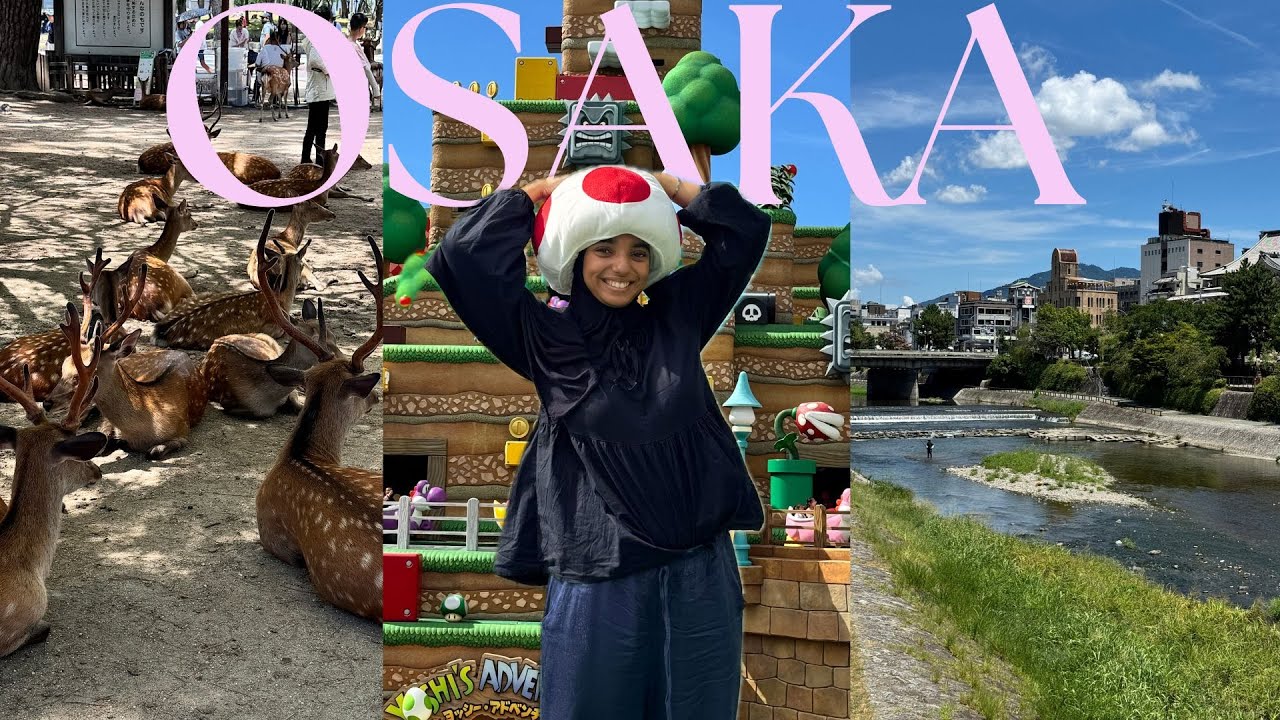 Osaka c'est une DINGUERIE SashiVlog Japon EP.1 Universal Studios, Nara, Kyoto
