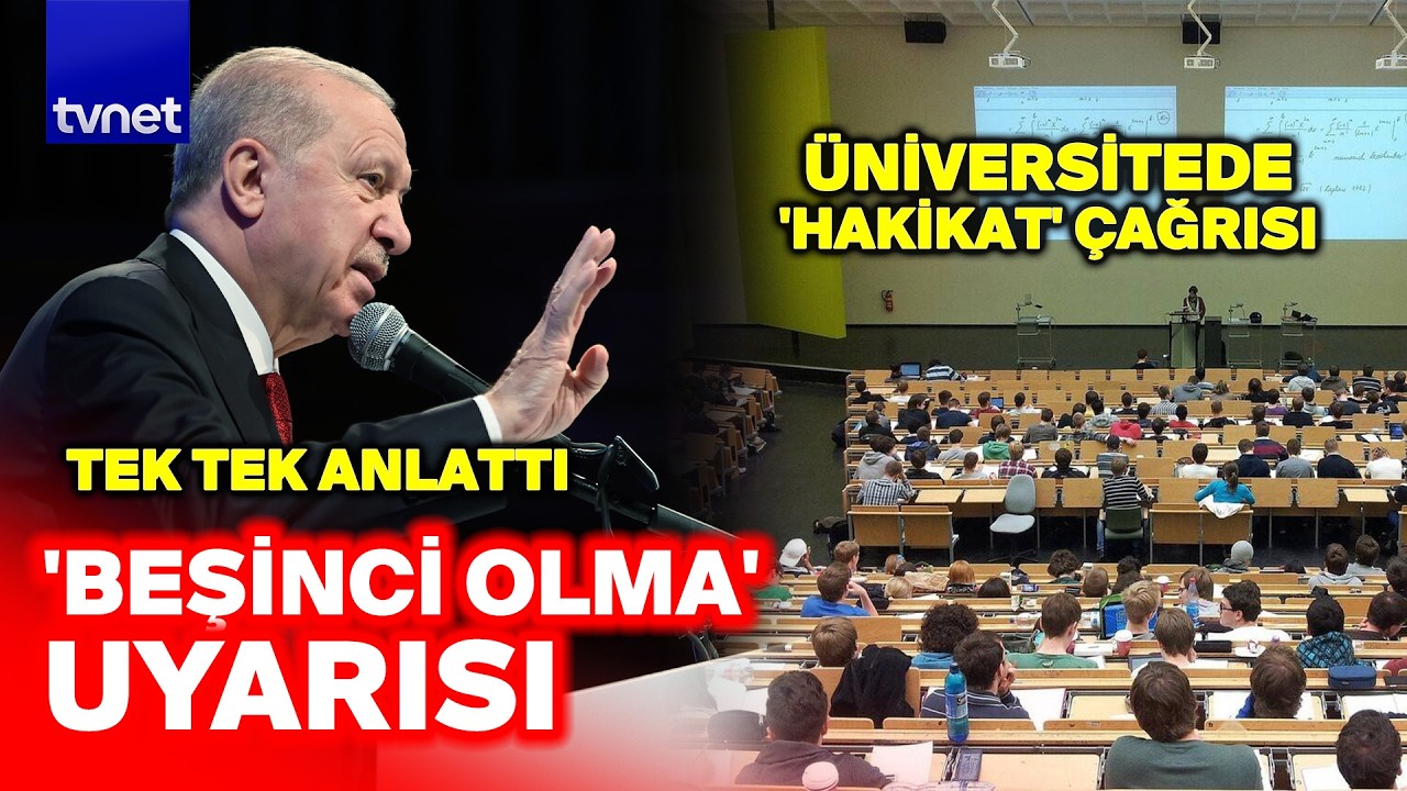 #SONDAKİKA! Cumhurbaşkanı Erdoğan'dan Boğaziçi Üniversitesi'nde ince mesaj!