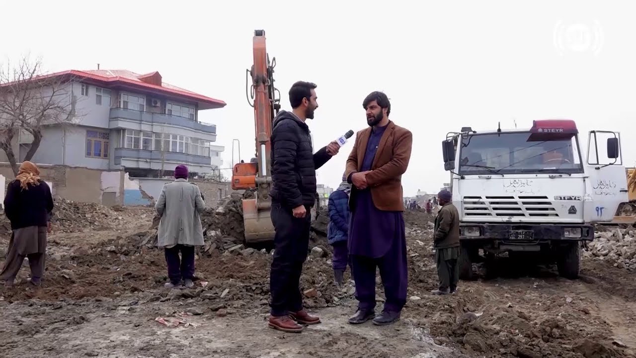 The new road of Barchi-Company and demolishing houses /تخریب خانه ها و احداث سرک جدید دشت برچی-کمپنی