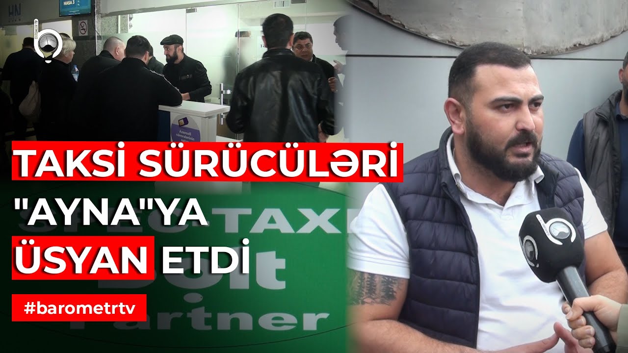 Mənə kartla 20 manat ödətdirirlər | Taksi sürücüləri üsyan edir | Barometr TV