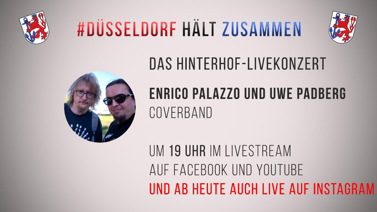 Enrico Palazzo und Uwe Pattberg in Concert bei Düsseldorf hält zusammen - TVGestalter.de