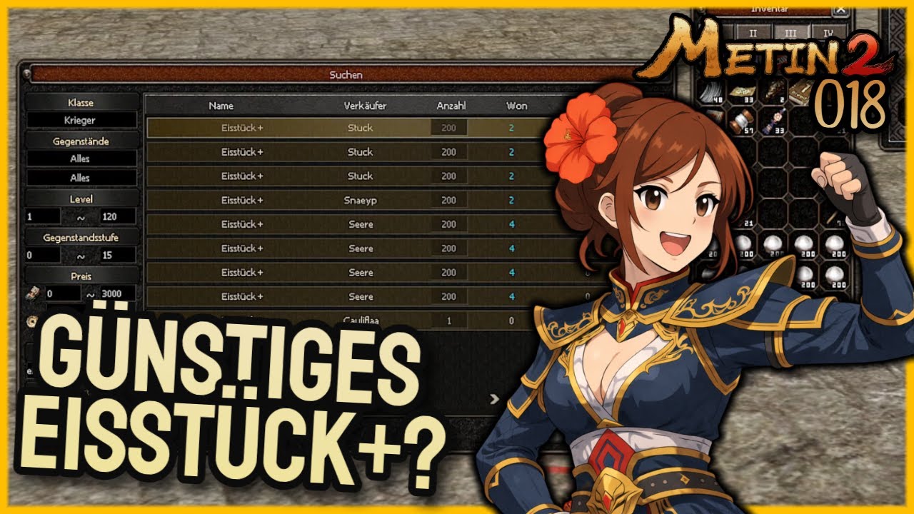 Metin2 Tigerghost 🦁 Lv. 42 Mentalo Projekt [ #018 ] 🦁 Die Eisstücke+ hole ich mir!