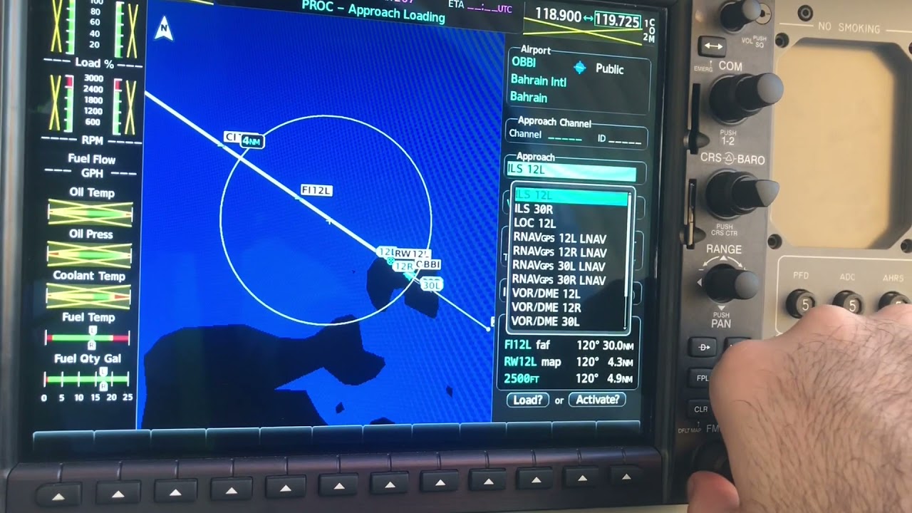 ✅ Garmin G1000 Flight Plan Tutorial | How To Load Airways on G1000