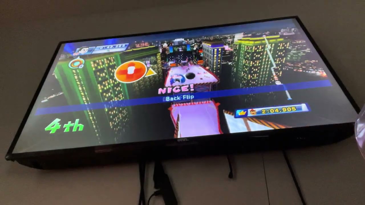 Mario & Sonic at the Olympic Winter Games (Wii) - Riptide Gets Last Place in Dream Snowboard Cross