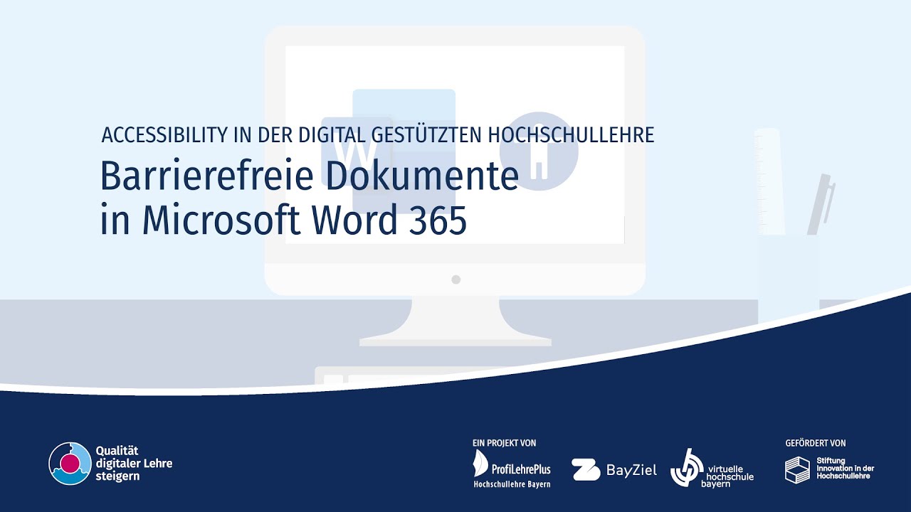 QUADIS | BLS | Accessibility in der Hochschullehre – Barrierefreie Dokumente in Microsoft Word 365