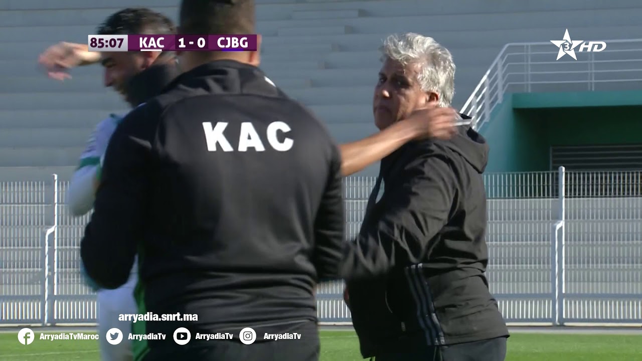 النادي القنيطري 1-0 شباب بنجرير هدف الشرقي البحري في الدقيقة 85