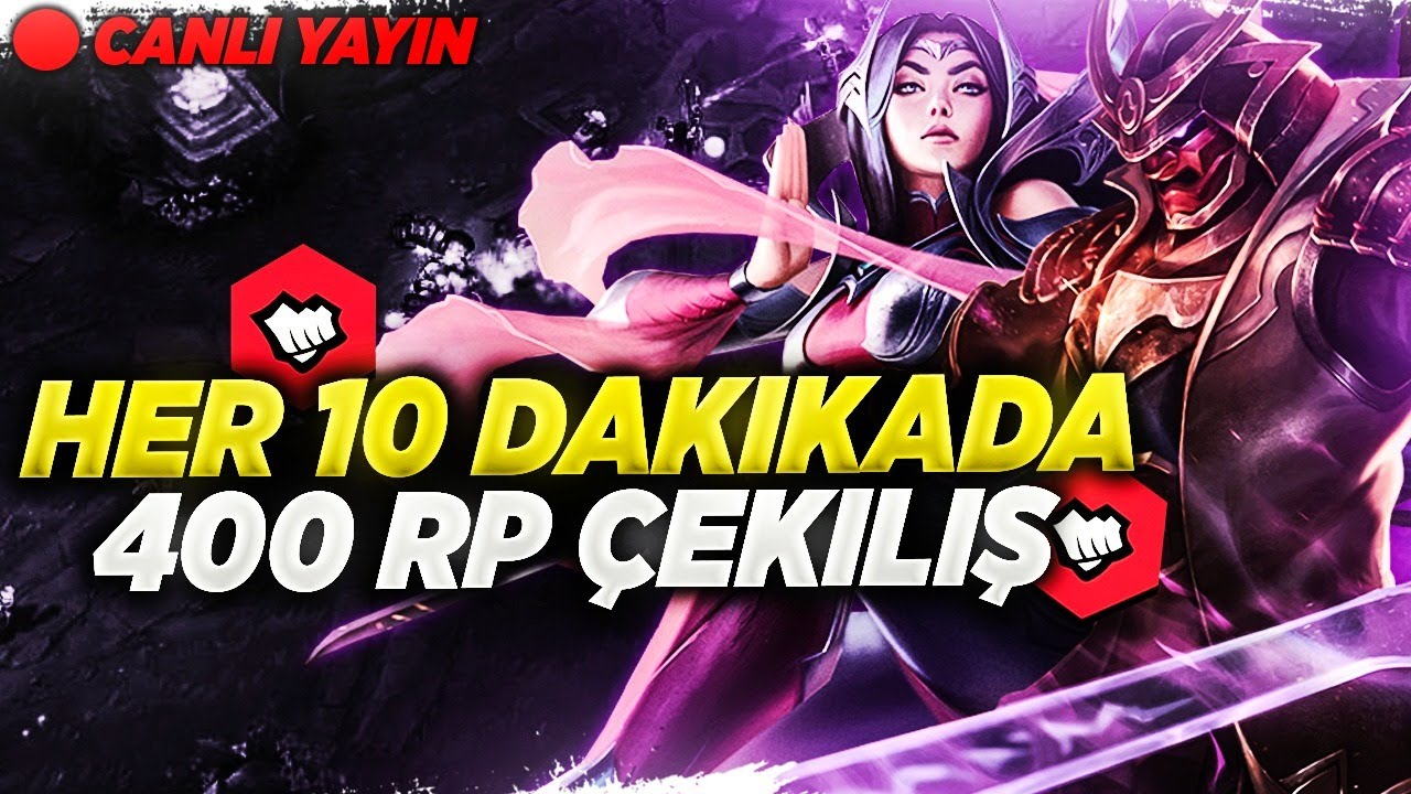 HER 10 DAKİKADA 400 RP ÇEKİLİŞLİ YAYIN | ŞAMPİYON DENEMELERİ