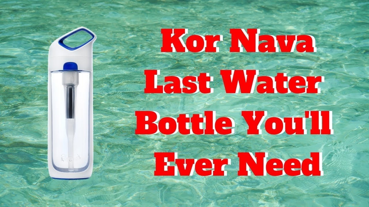 KOR Nava Filtered Reusable Bottle Best Water Bottle BPA Free