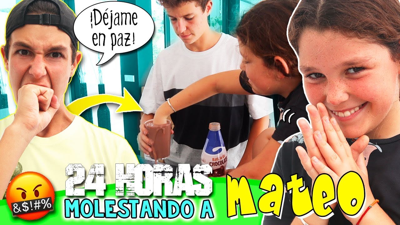 MANERAS de MOLESTAR a TU HERMANO 😱 24 HORAS Daniela MOLESTANDO a MATEO HAACK