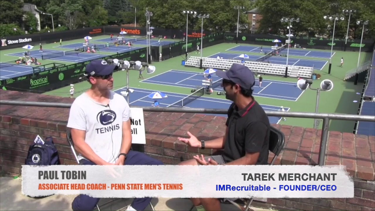 Coach Tobin Talks Tennis Recruiting Situations | #IMRecruitable 4