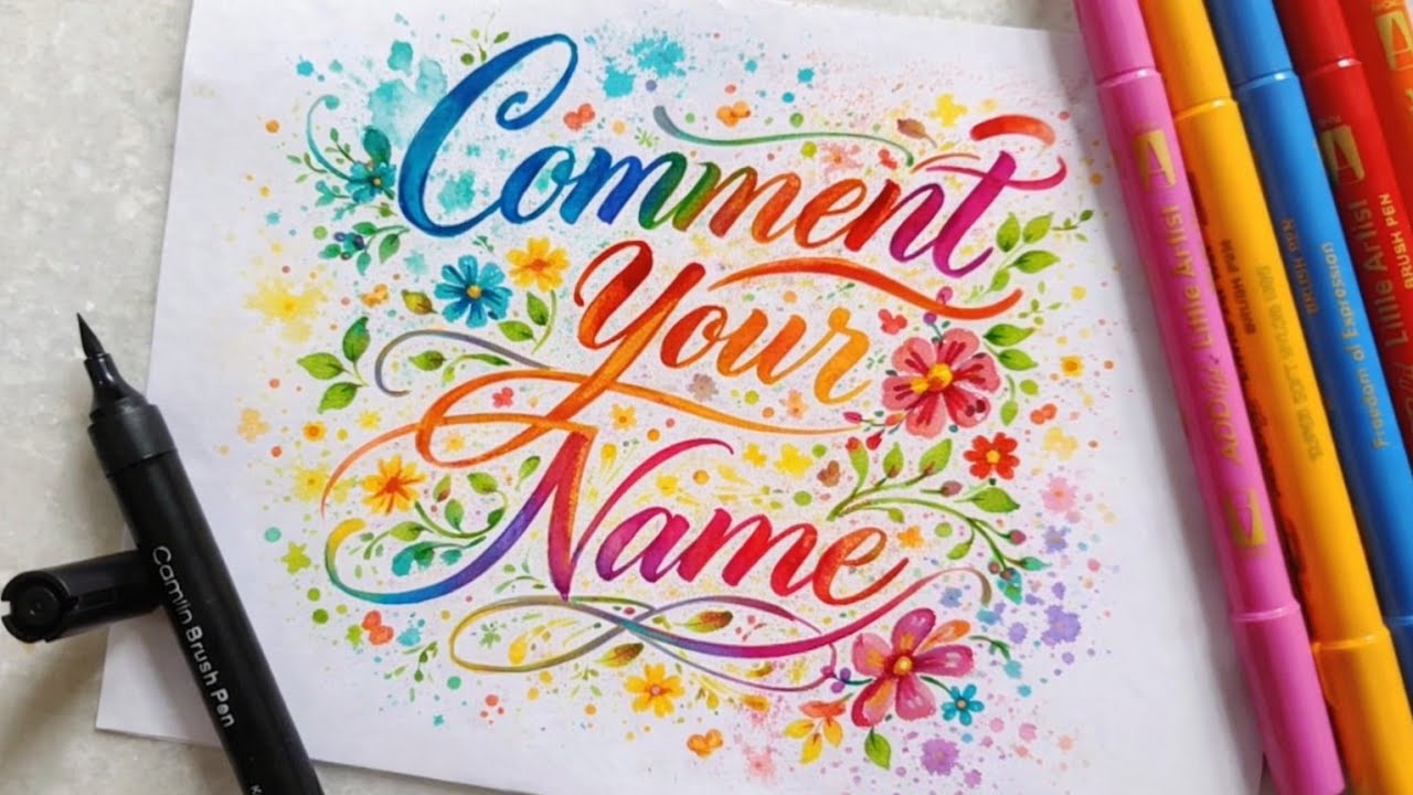 live writing subscribers name 🤯 Comment Your name 🥰