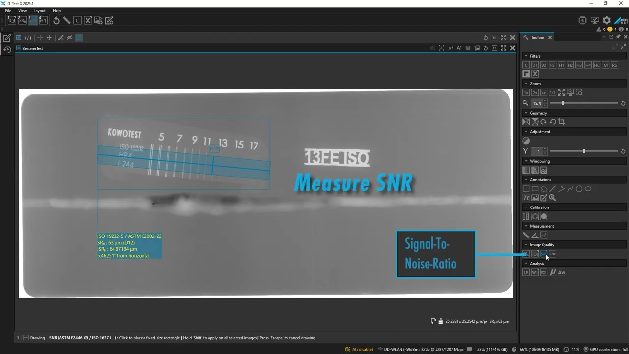 D Tect X - Fast & Easy X-ray Image Evaluation in Non-Destructive Testing (NDT)