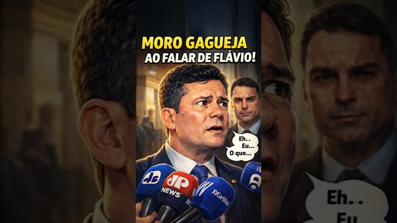 Moro gagueja ao ser questionado sobre Fl&aacute;vio Bolsonaro! #explore #brasil #mbl