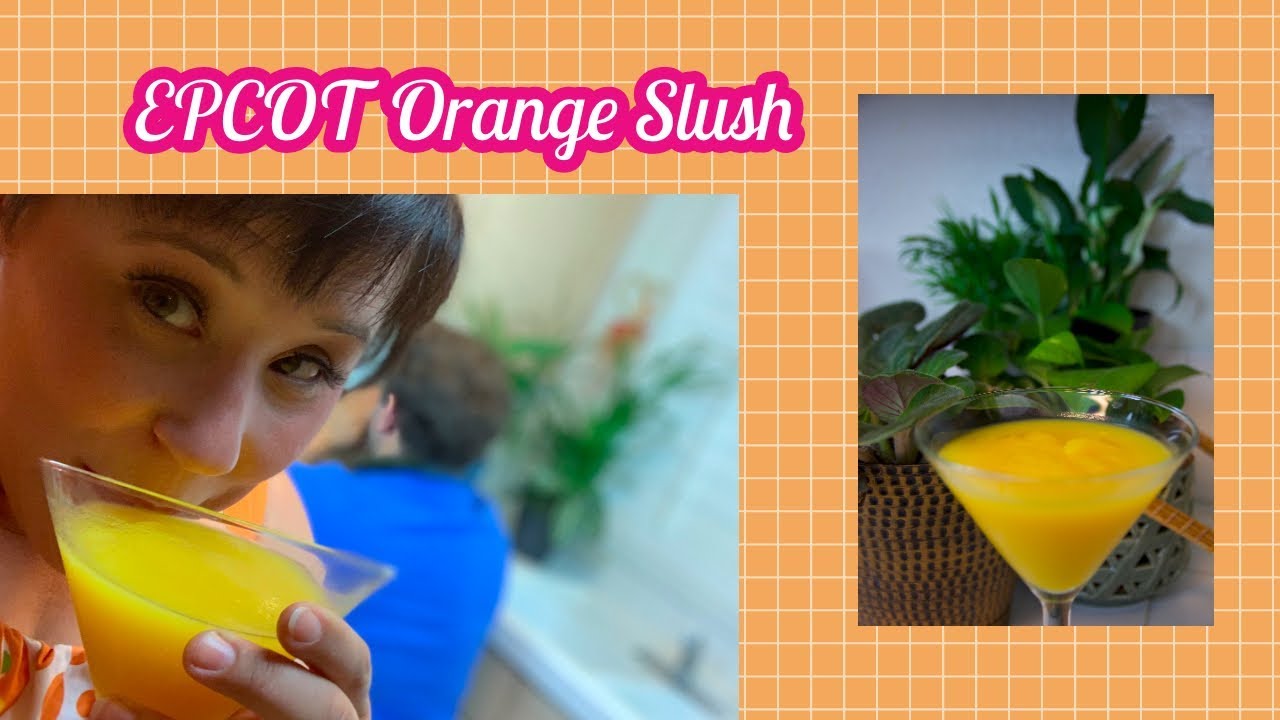 EPCOT Orange Slush Copy Cat - Side Bar