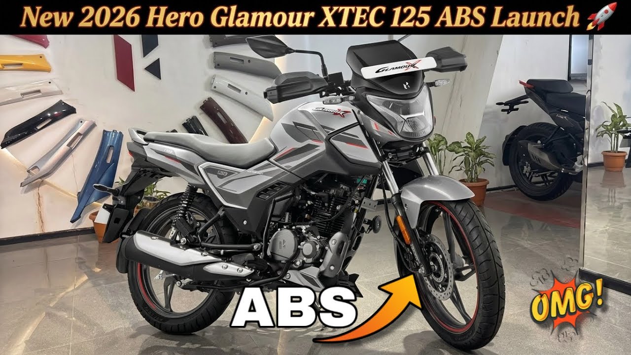 New Hero Glamour X 125 ABS Launch 🚀 Price & Features | Glamour X ABS 2026 | Hero Glamour X