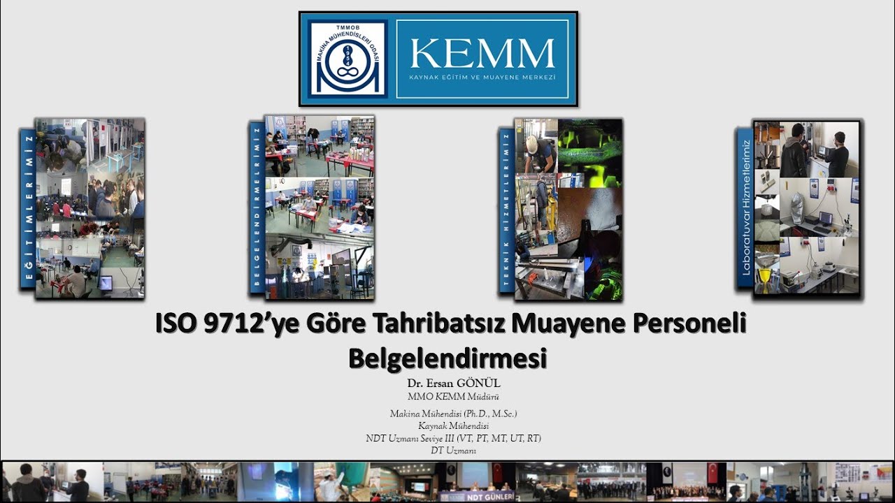 ISO 9712&rsquo;ye G&ouml;re Tahribatsız Muayene Personeli Belgelendirmesi