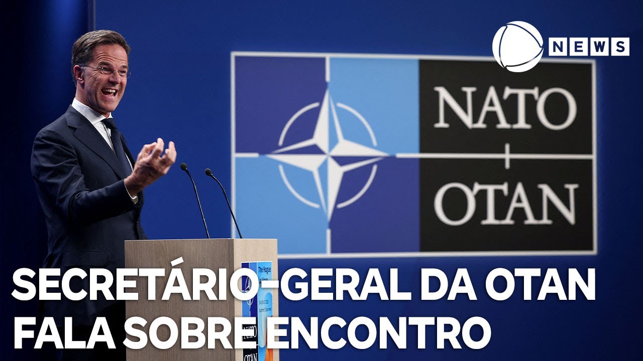 Secretário-geral da Otan fala sobre encontro entre líderes