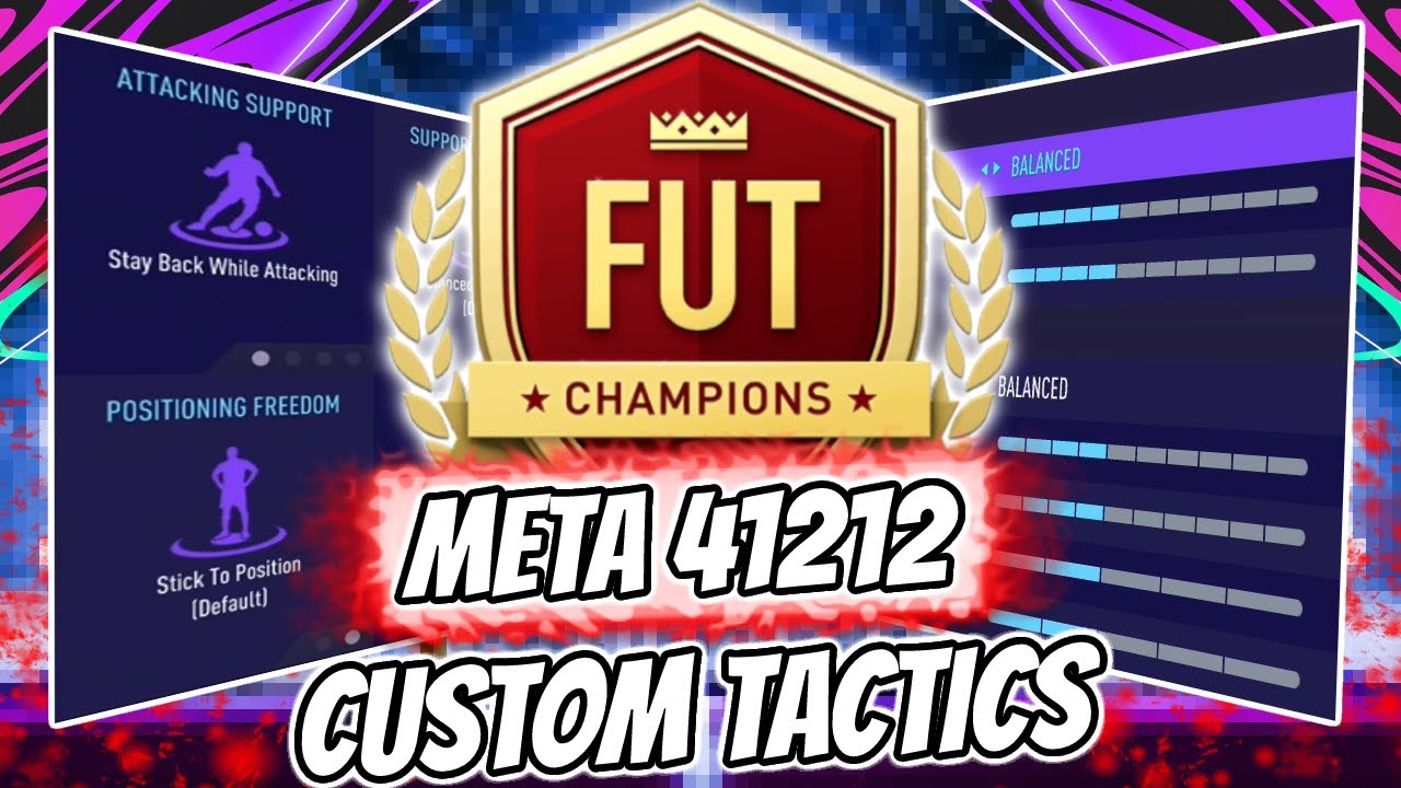 FIFA 21 BEST 30-0 41212 (2) PRO CUSTOM TACTICS FIFA ULTIMATE TEAM 1ST IN WORLD | HOW TO USE 41212(2)