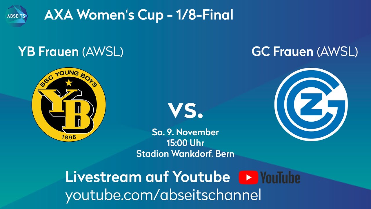 YB Frauen vs. GC Frauen | #AXA Women's Cup - 1/8-Final | 09.11.2024