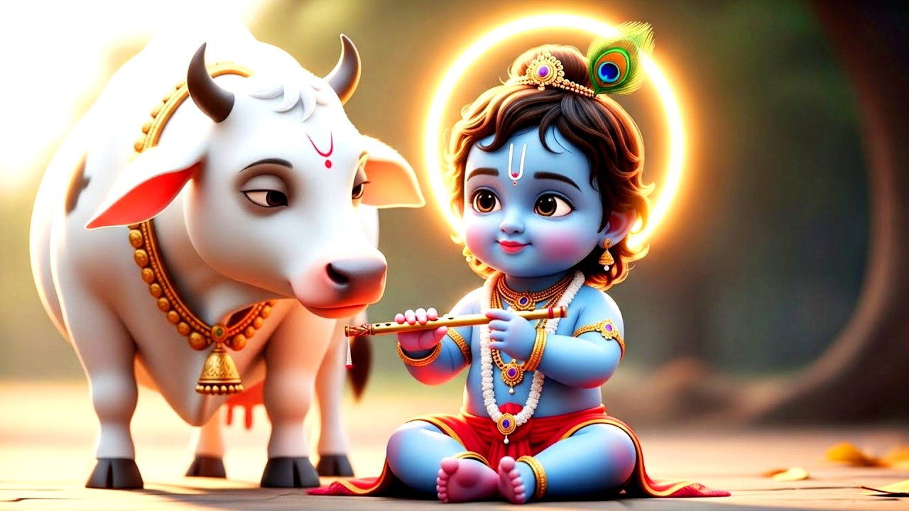 छोटी छोटी गैया छोटे छोटे ग्वाल। Choti Choti Gaiya Chote Chote Gwal। #kanha #krishna #krishnabhajan
