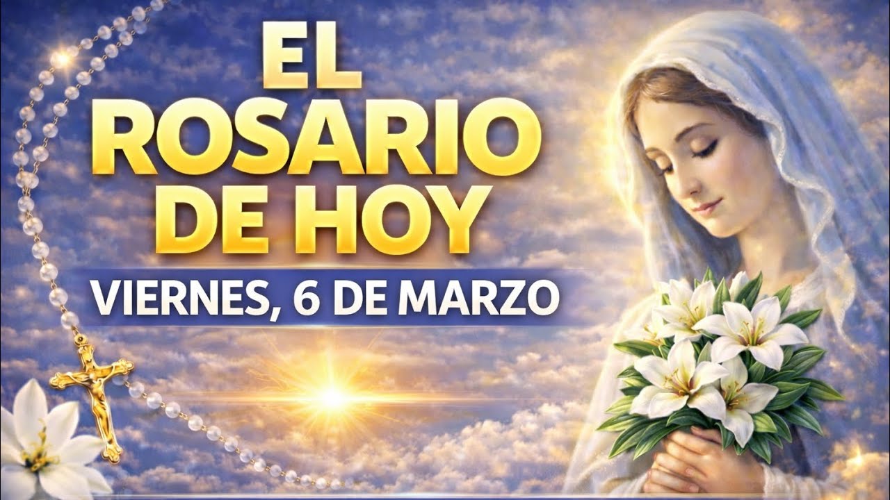 ROSARIO DE HOY VIERNES 6 DE MARZO 🌹 Misterios Dolorosos | Oración Poderosa