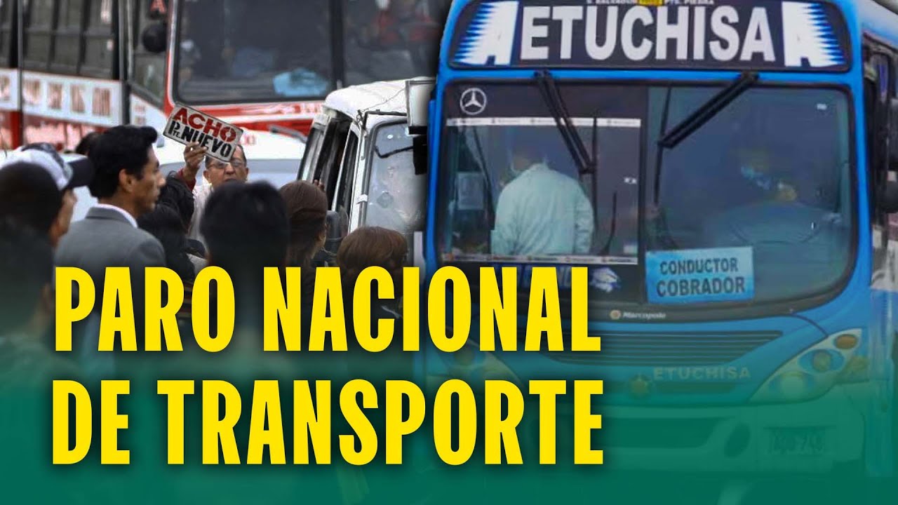 PARO NACIONAL: ASÍ SE DESARROLLA EL PARO DE TRANSPORTE EN PRINCIPALES AVENIDAS DE LIMA