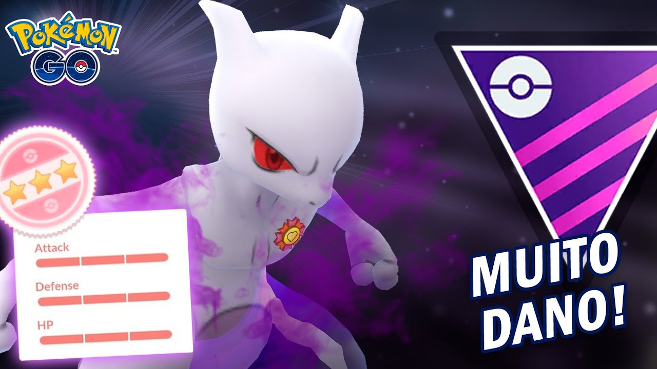 MEWTWO SHADOW 100% É INSANO! - Pokémon Go | Master League PVP GBL