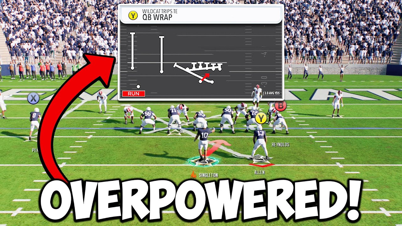 How I Run The BEST Wildcat Offense In College Football 26!