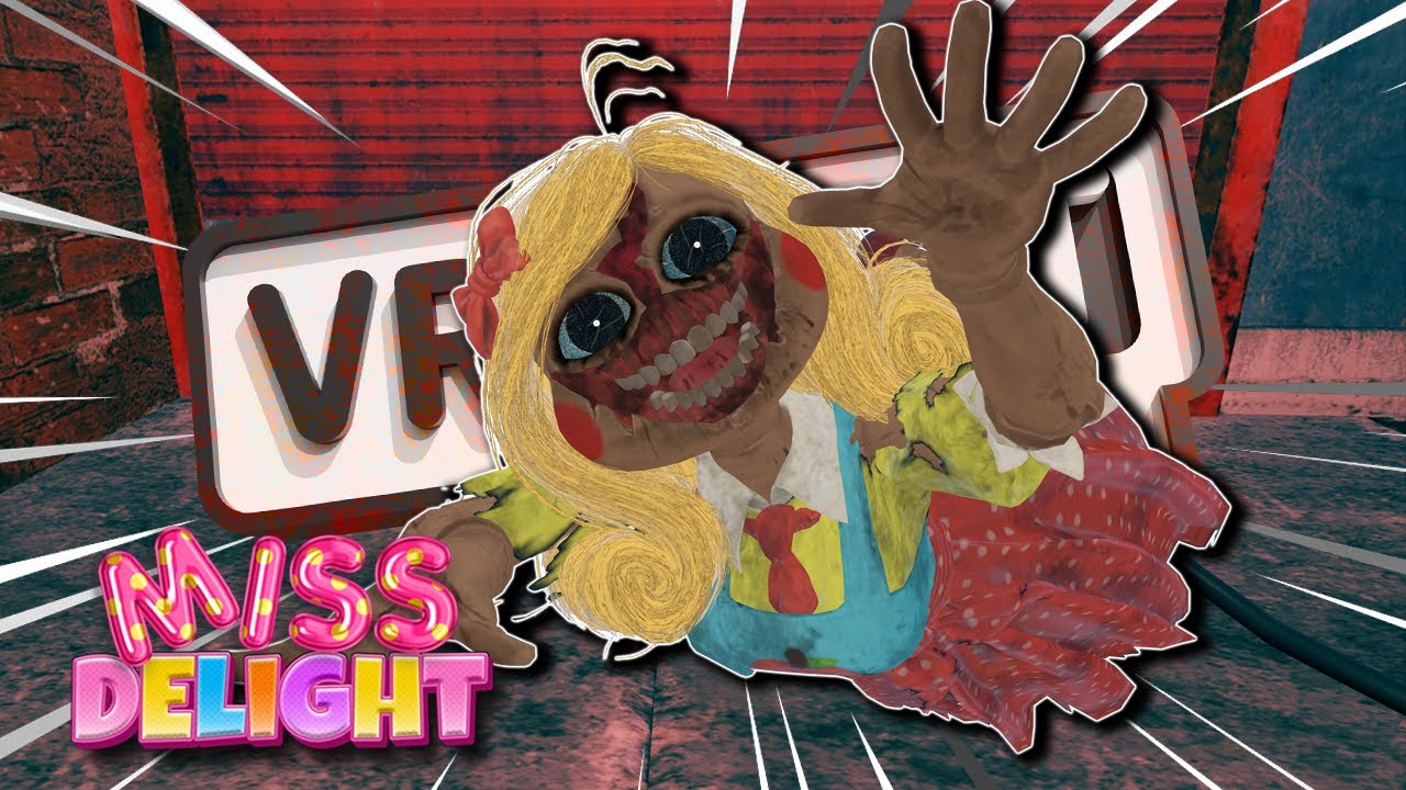 MISS DELIGHT STRIKES BACK IN VRCHAT! FT. @GreyCKidVR  - Funny Moments(Poppy Playtime Chapter 3)