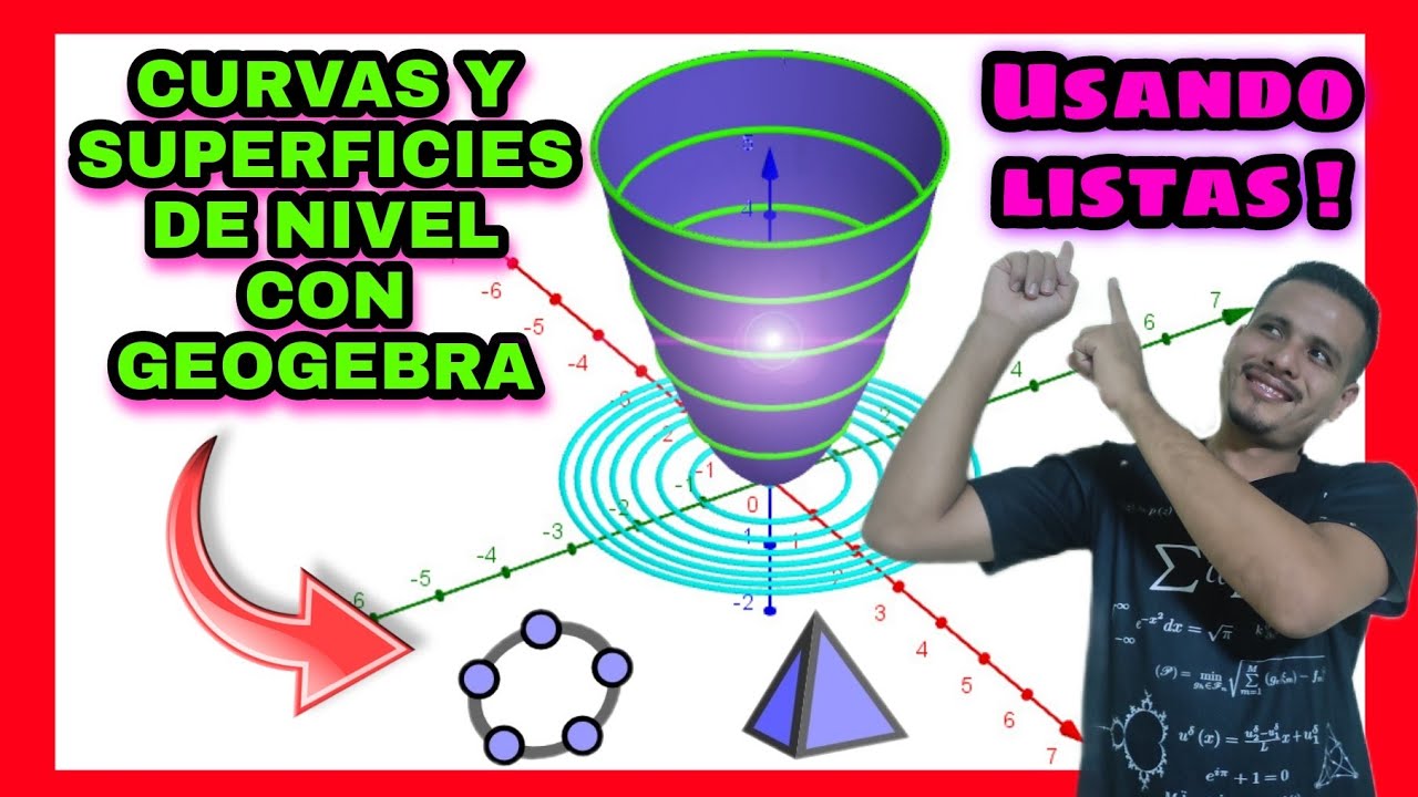 Cómo graficar curvas y superficies de nivel con GeoGebra?