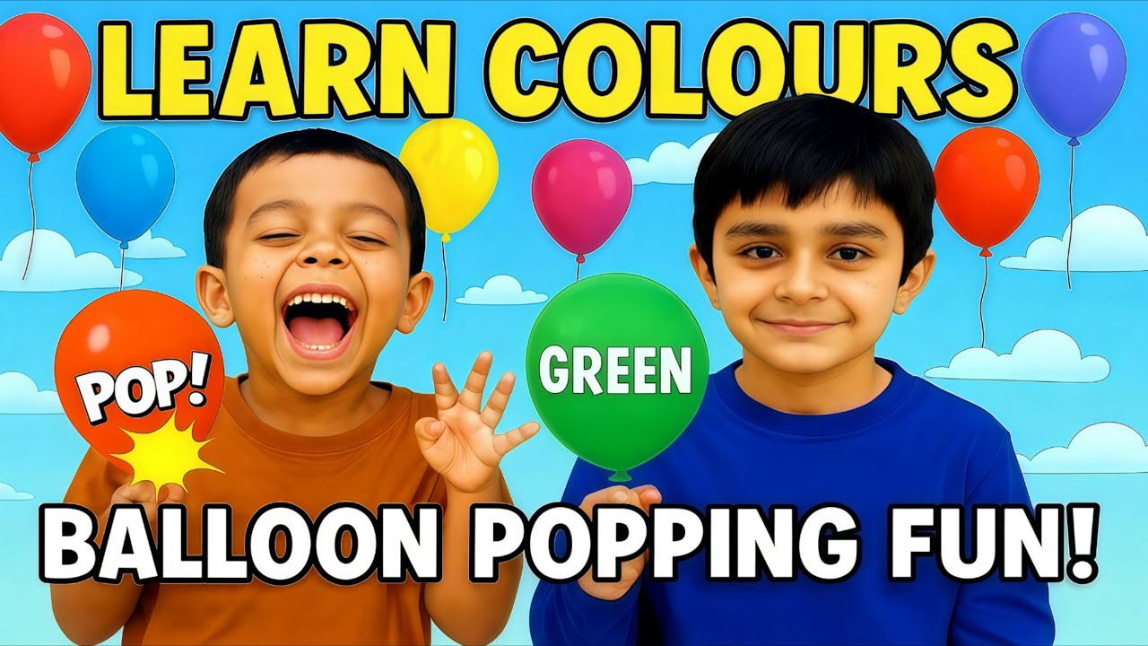 Colours learning outdoor activity 