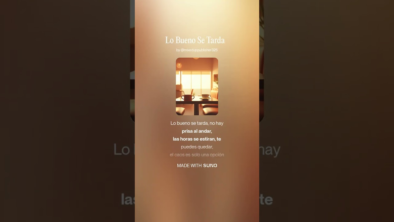 Lo Bueno Se Tarda · Pop Acústico Irónico · Música SIN derechos de autor