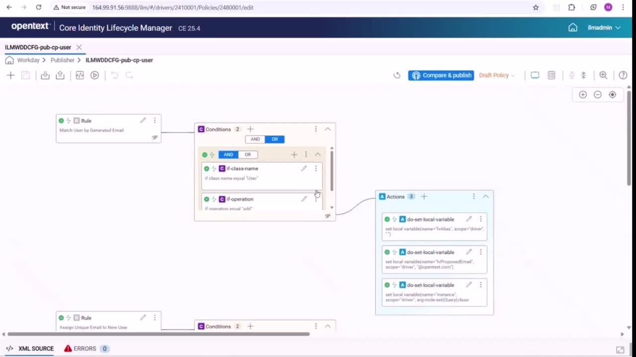 First look at the Identity Lifecycle Management (ILM) Simulator | OpenText Core Identity Foundation