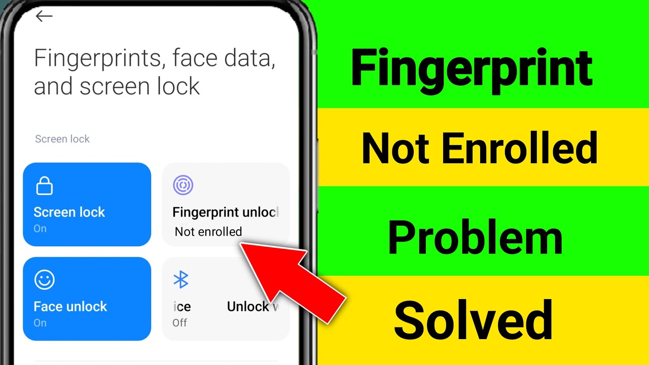 Fingerprint Not Enrolled Problem 2025 || Xiaomi Redmi Realme Oppo Fingerprint Not Enrolled