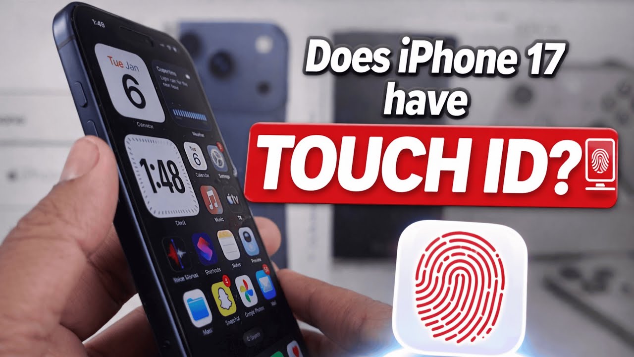 Does iPhone 17 have Touch ID?