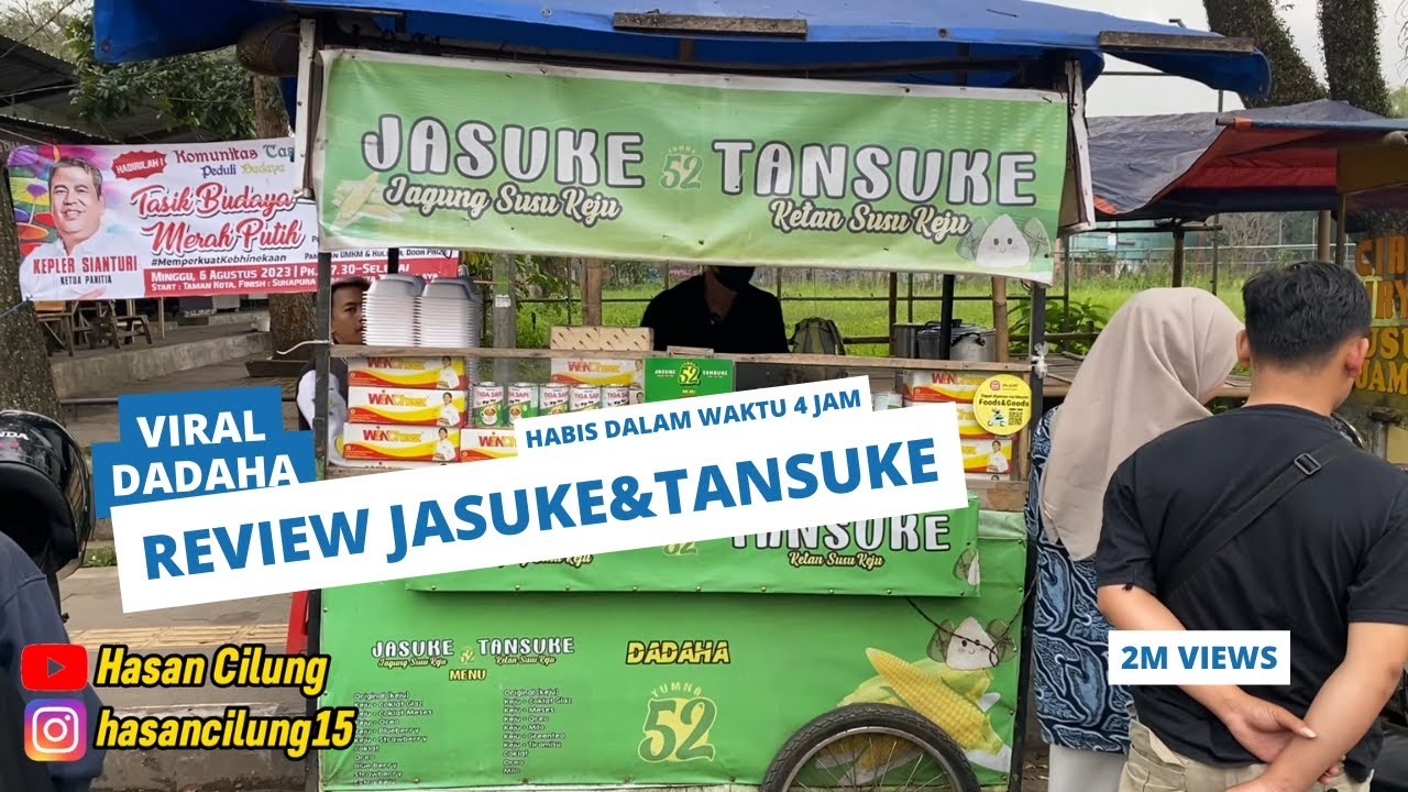 VIRAL!! JASUKE DAN TANSUKE DADAHA HABIS DALAM WAKTU 4 JAM !! BELUM BUKA AJA UDAH NGANTRI