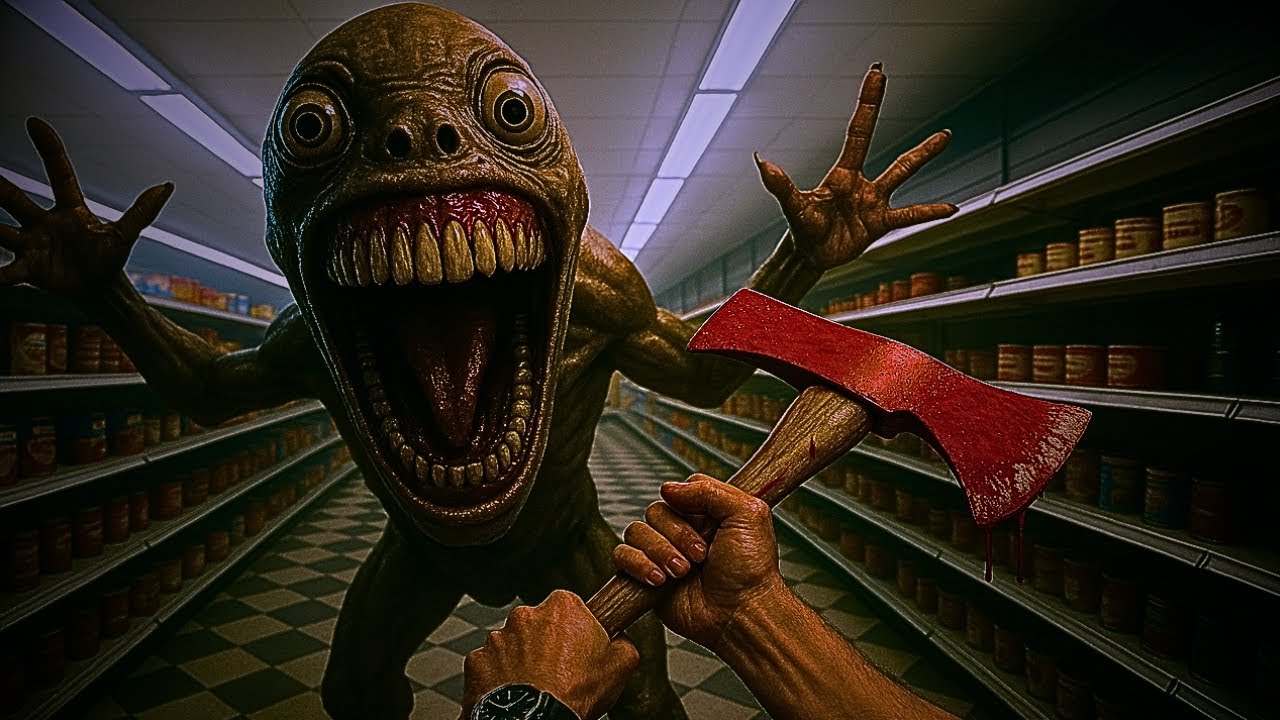 E se SUPERMARKET SIMULATOR fosse um JOGO DE TERROR? (HELLMART)