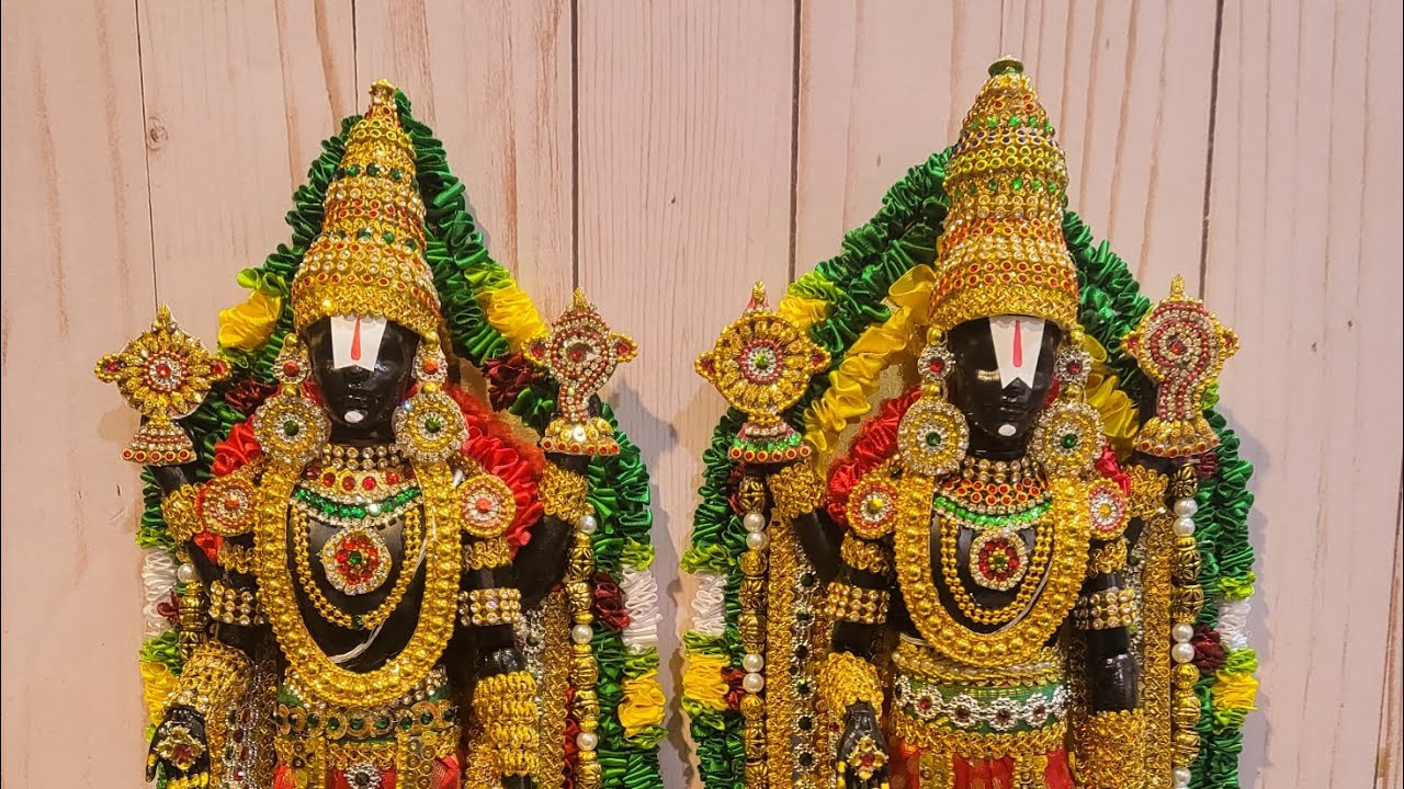 Creation of divine Lord Venkateswara idol from ken doll #lordvenkateshwara #dollmakeover #goludolls