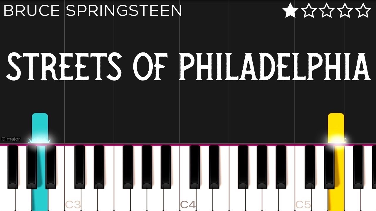 Bruce Springsteen - Streets of Philadelphia | EASY Piano Tutorial