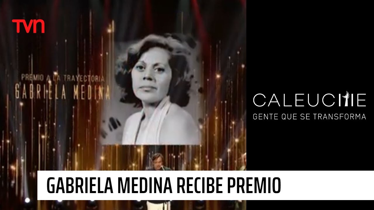 Gabriela Medina recibe Premio a la Trayectoria | Premios Caleuche 2024
