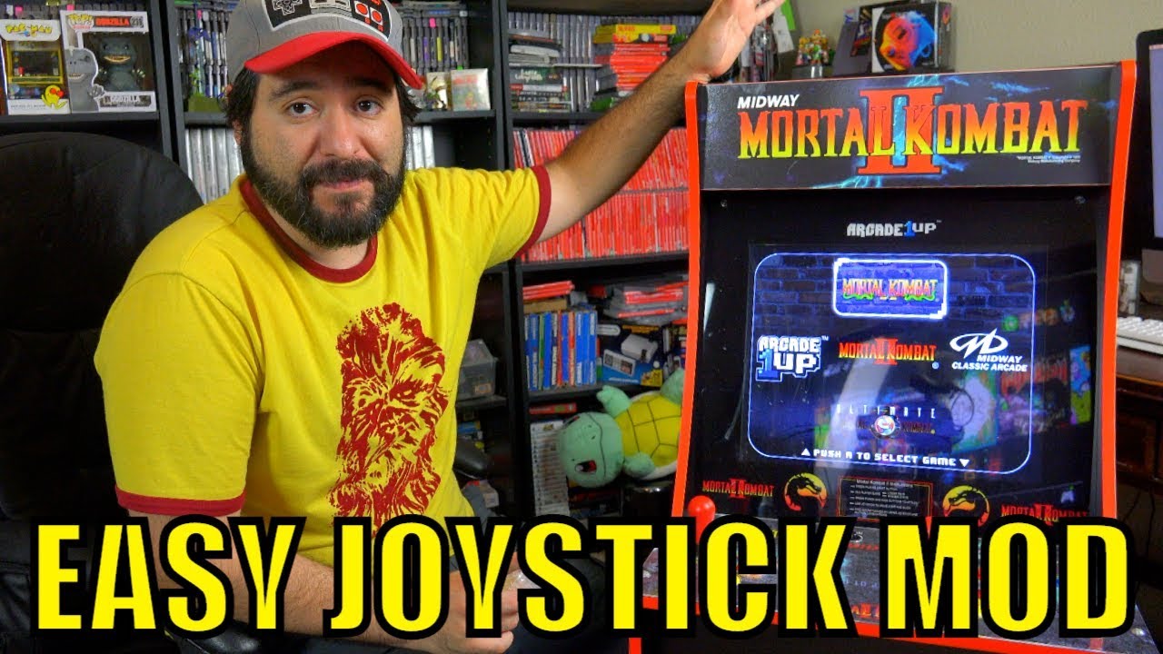 Mortal Kombat Arcade1Up Joystick MOD! EASY Octagon Gate Install