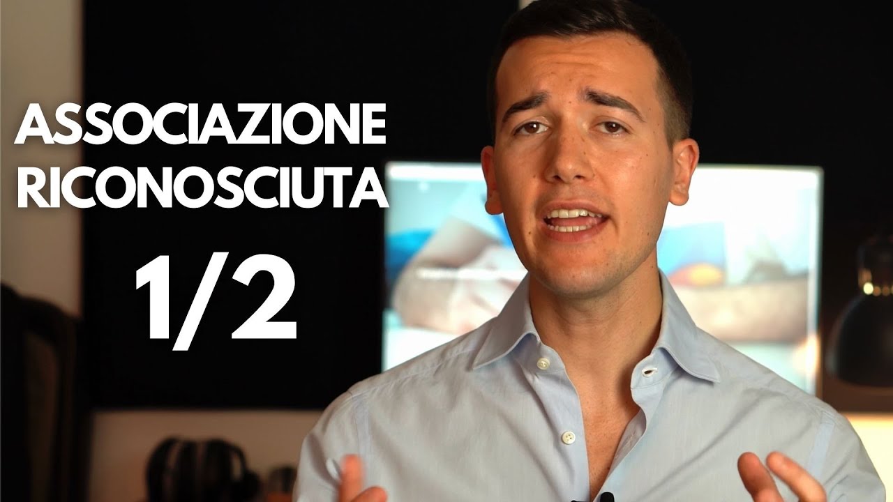 👨‍👩‍👧‍👦✓ ASSOCIAZIONE RICONOSCIUTA (1/2) - DIRITTO PRIVATO IN 3 MINUTI #21 #diritto #lezioni #legge