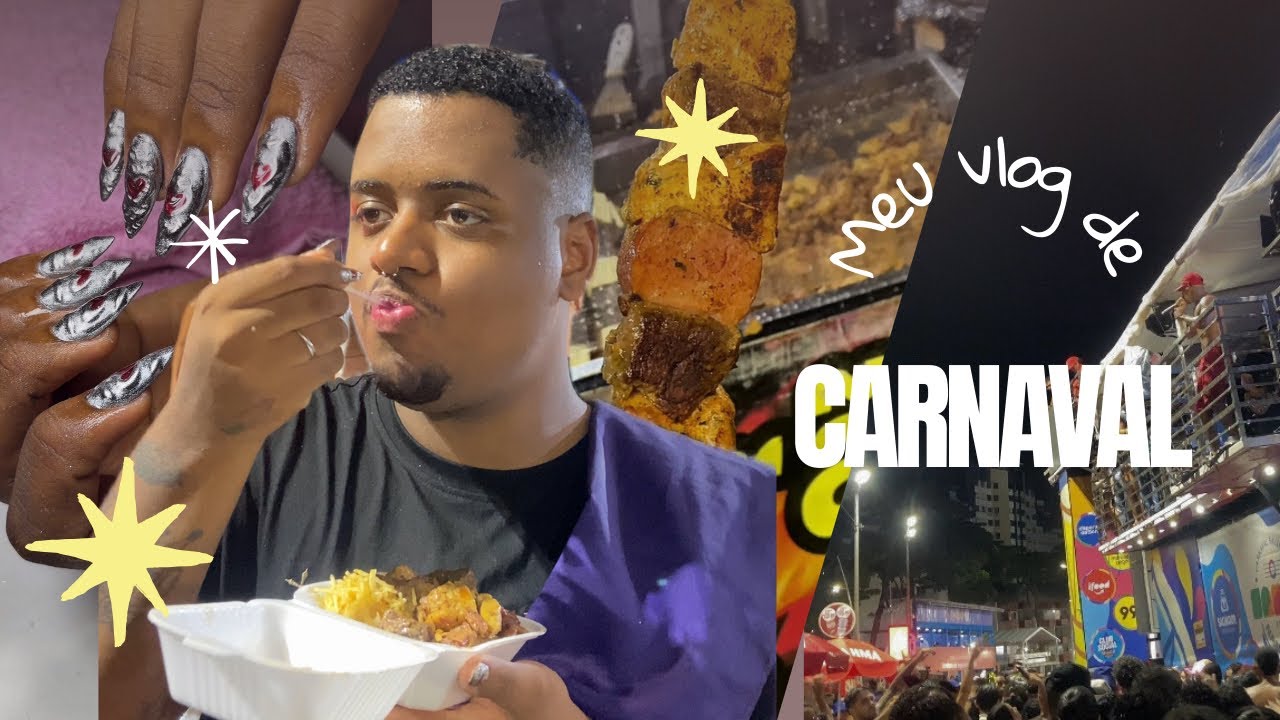 Vlog Da Quinta-Feira De Carnaval Em Salvador / Fazendo Minhas Unhas/ Bloco Da Ludmilla 