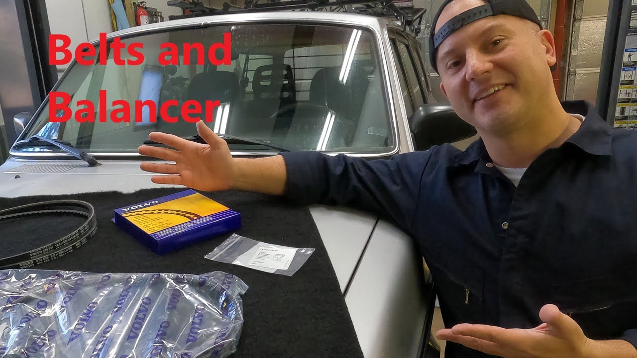 Belts and Balancer @volvo240life