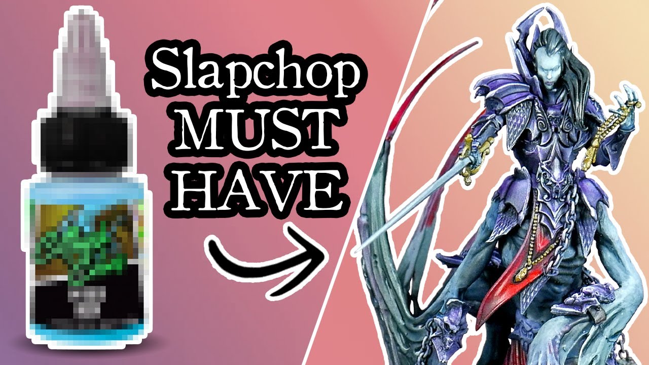 ЛУЧШАЯ краска Slapchop, о которой вы еще не слышали (чтобы вывести свою миниатюрную живопись на н...