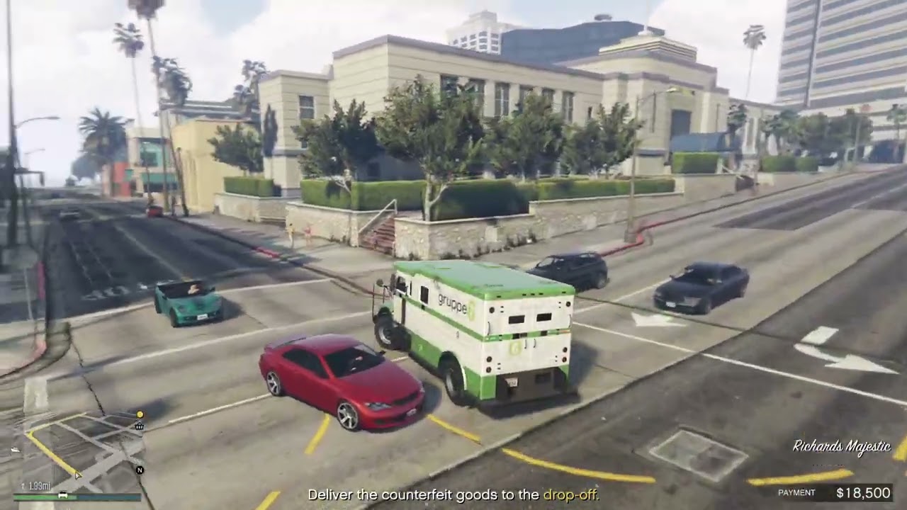 GTA V Gruppe Sechs Security, Deliver the High-Value Goods