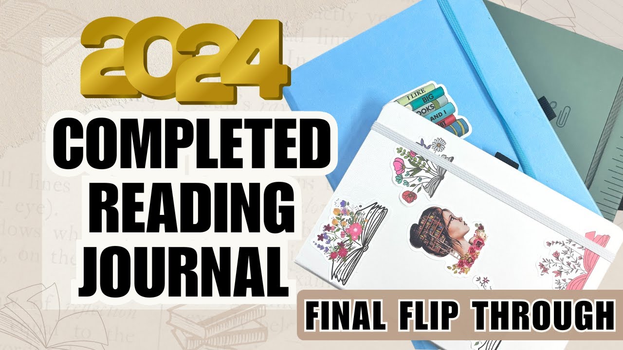 Reading Journal Flip Through | 2024 Completed Reading Journal #afterthepen