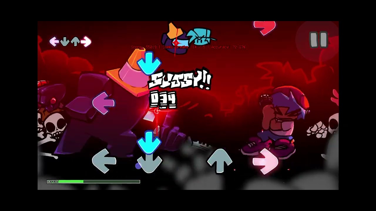 Defeat fnf mod do among US (fnf vs impostor) A música mais difícil (no pratice pq sou covarde) 